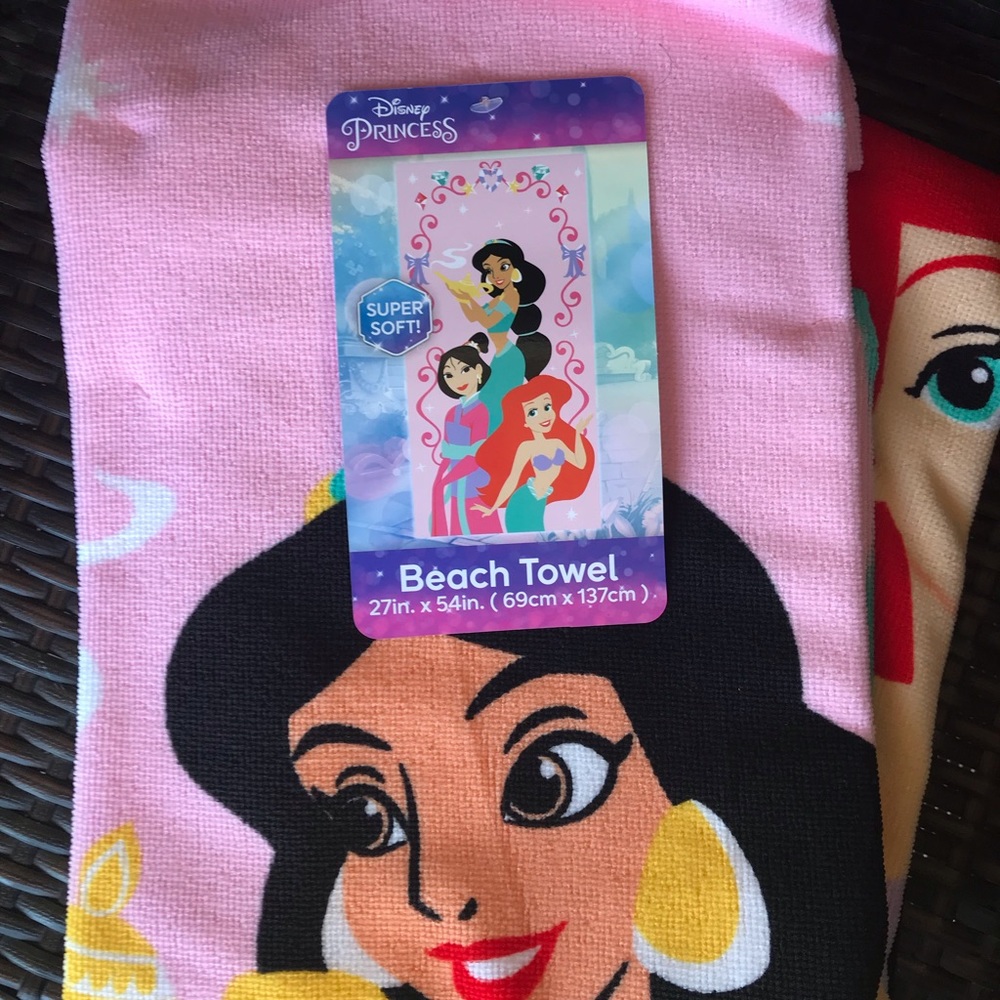 Disney princess beach towel